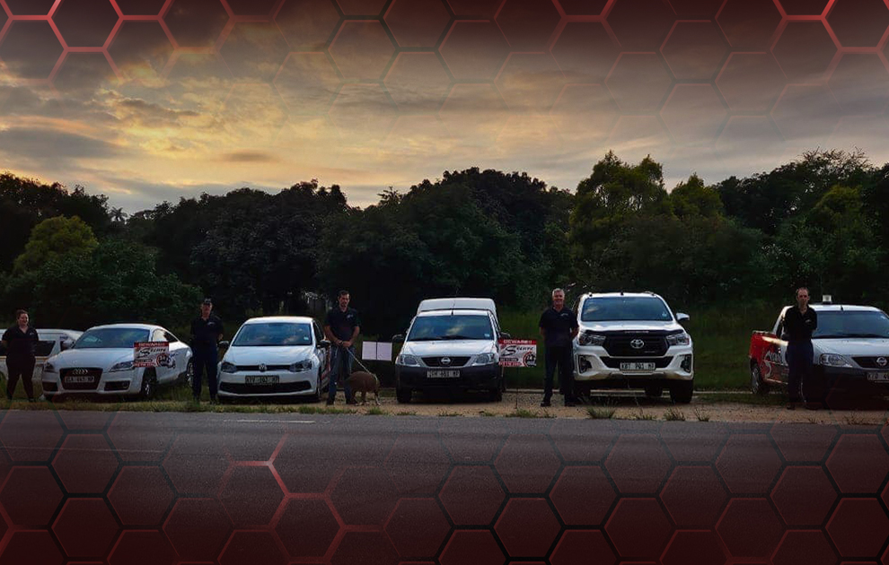 iSecure Vehicles Next To Road